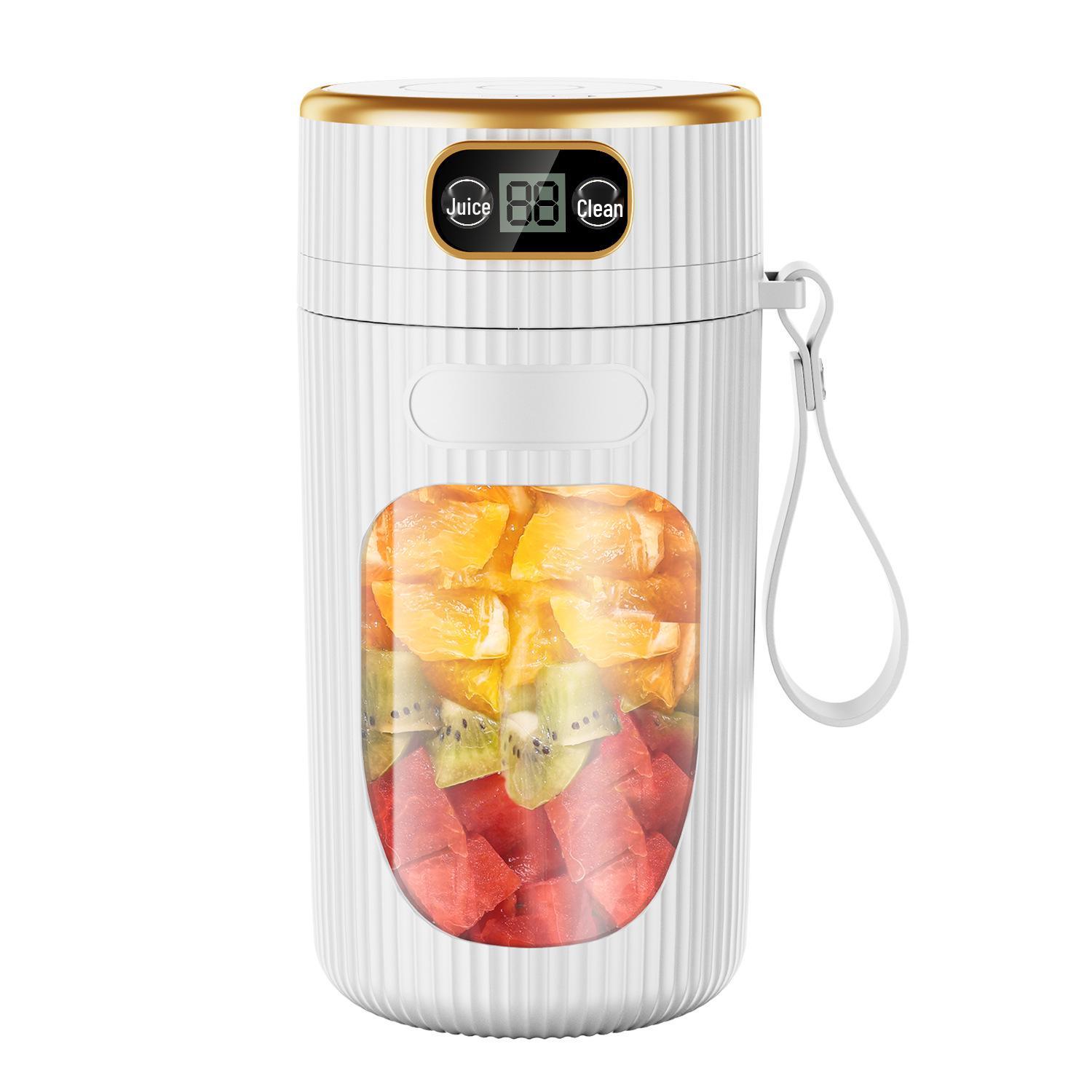 

Portable Wireless Electric Juicer: Multi-functional, Fully Automatic for Fruits & Vegetables білий