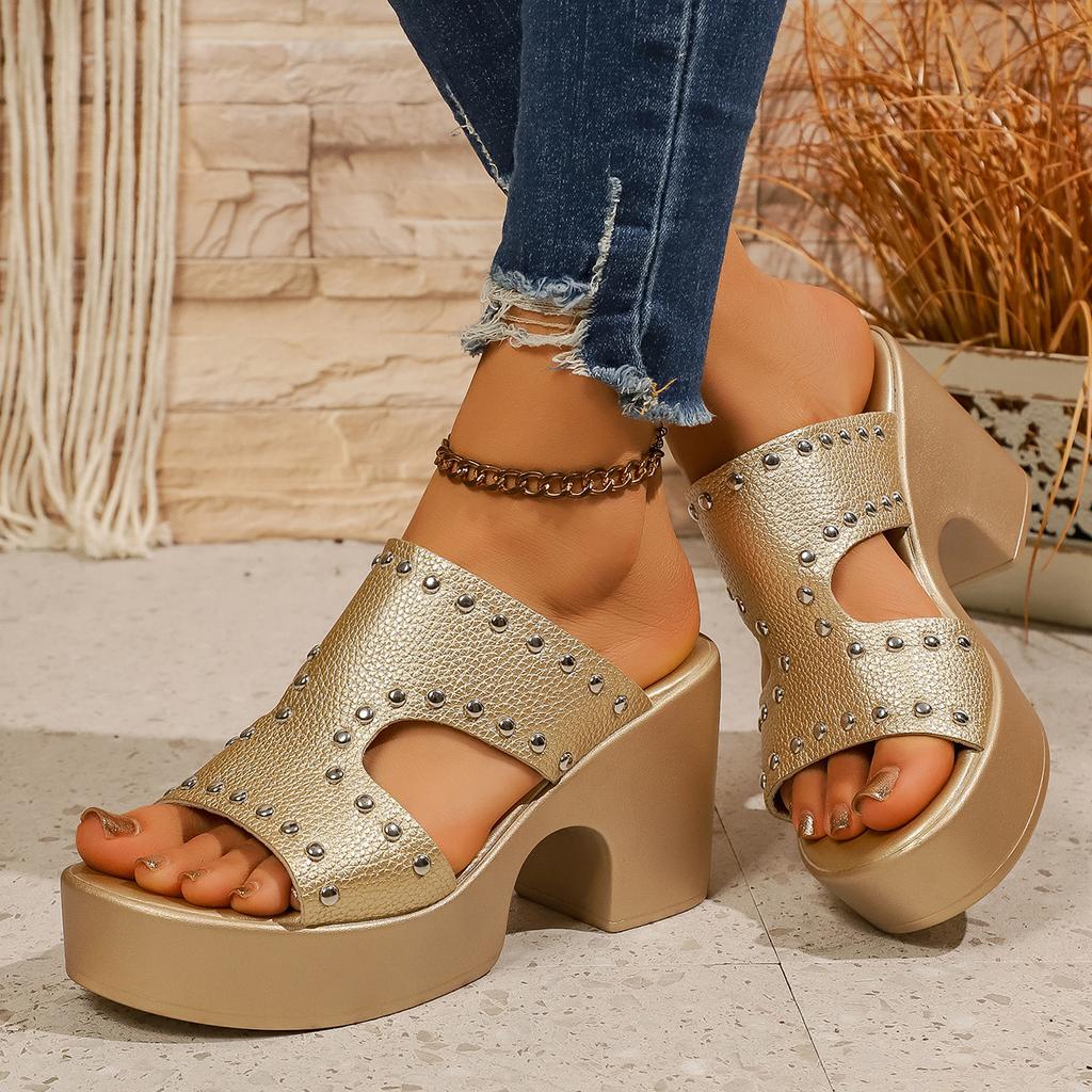 Summer Fashion Plus Size Shoes for Women 36-43 Platform Slip on 2026 Peep Toe Comfortable Non-slip Sandals Casual Women Slippers