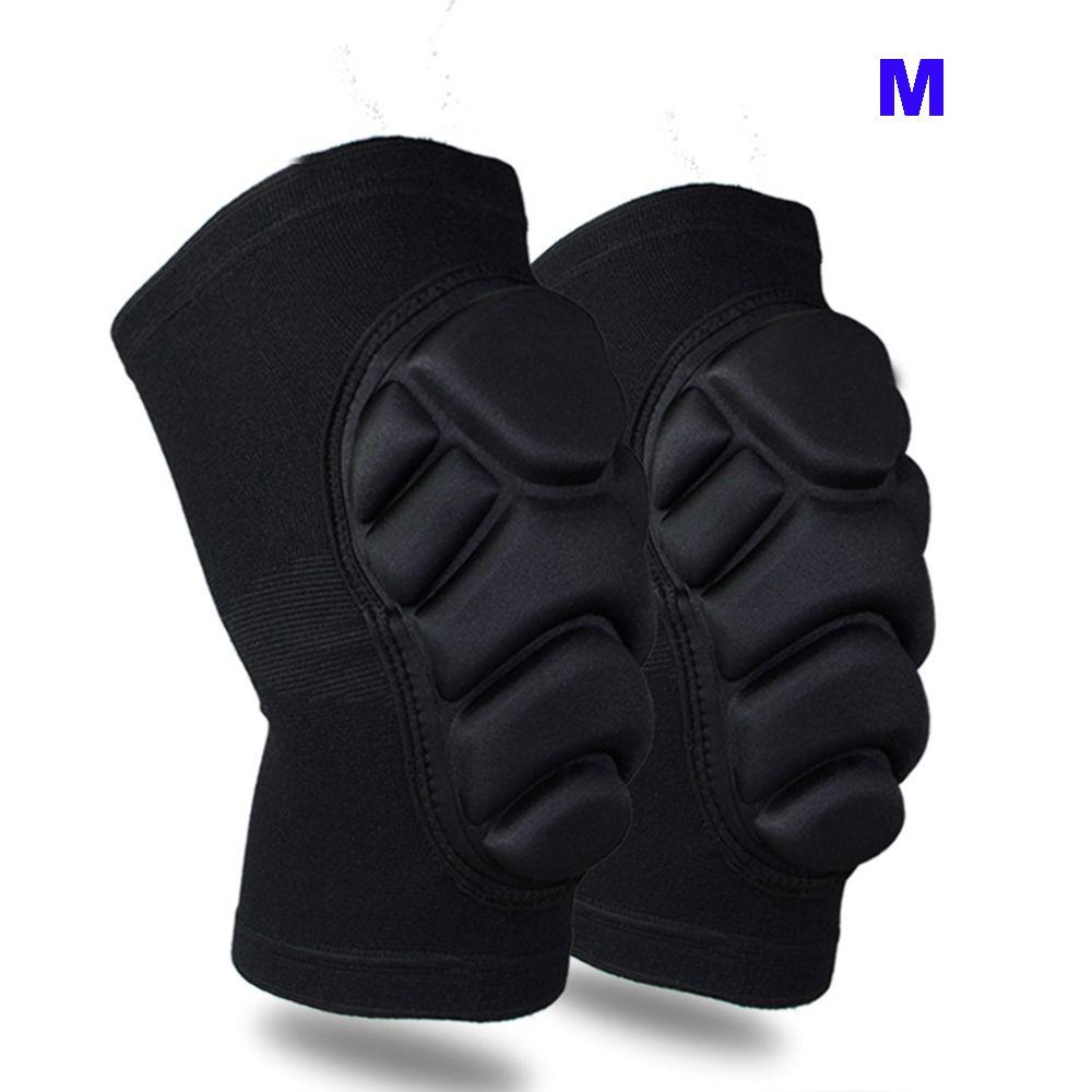 

1 пара Защита Танцы Велоспорт Губчатые Наколенники Защита Колен Спортивное Снаряжение Поддержка Колен M