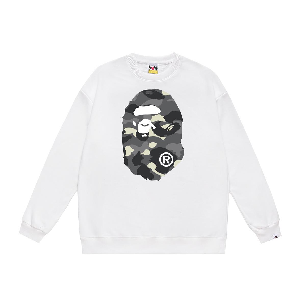 

Унісекс Худі BAPE з принтом Ape Head - Модний Осінньо-Зимовий Стиль Хіп-Хоп Extra Large