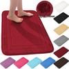 Alfombra de baño con relieve de retrogresión, alfombras antideslizantes para lavabo, bañera, alfombra lateral para el suelo, felpudo para cuarto de ducha, almohadilla 3D de espuma viscoelástica