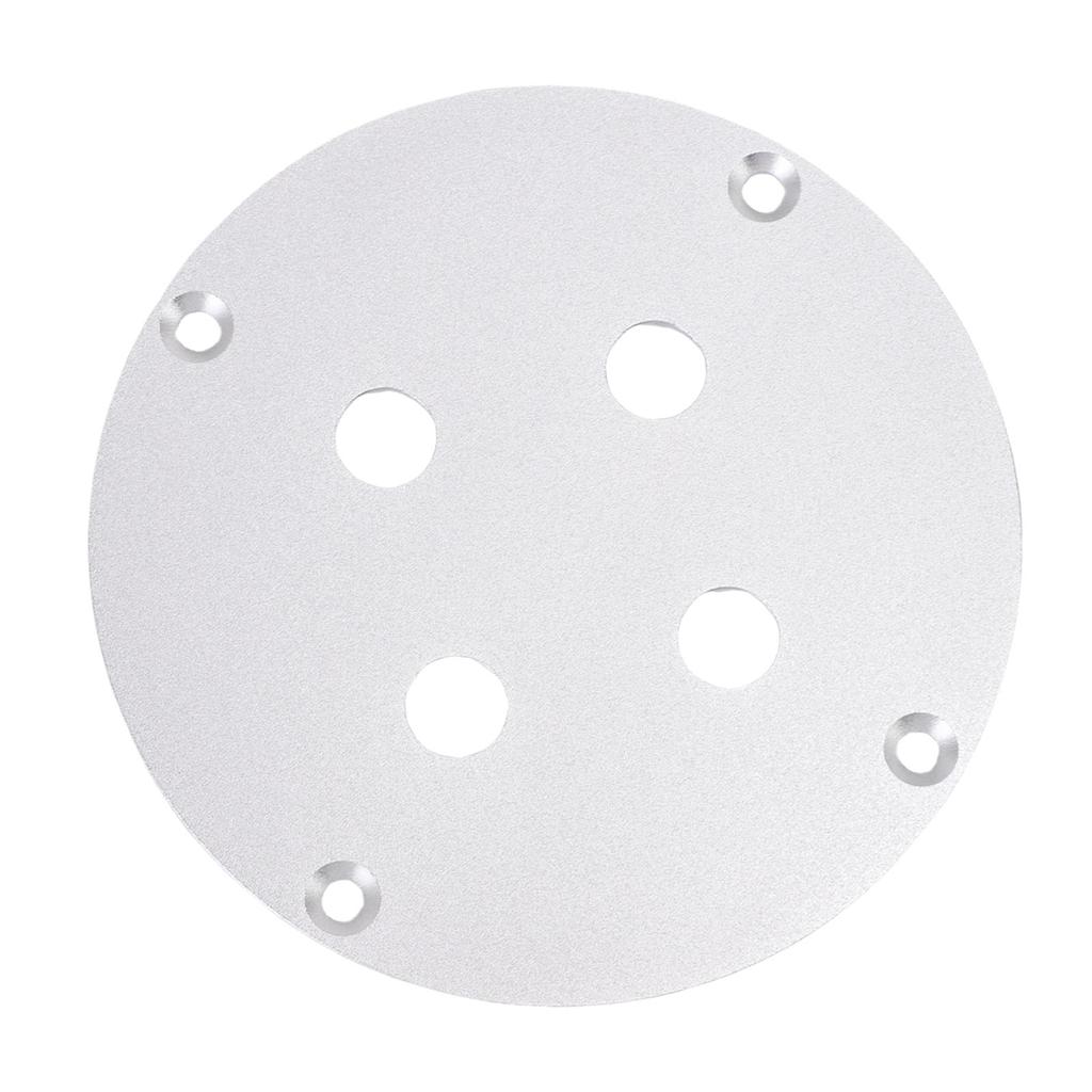 Audio Wall Plate Aluminum Alloy 4 Position Speaker Binding Post Wall Terminal Plate for Dual 1 4 in Headphone Jacks