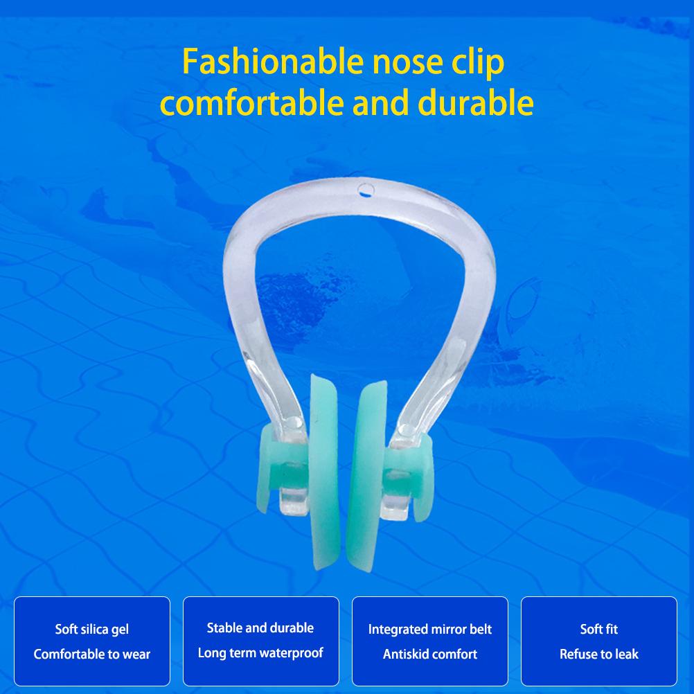 14 Adet Rastgele Renk Su Geçirmez Silikon Yüzme Burun Klipsi Dalış Sörf Yüzme Burun Klipsleri Yetişkinler Çocuklar İçin