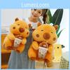 Adorable Q Version Capybara Plush Doll Soft And Cuddly Water Cup Design Gift For Kids