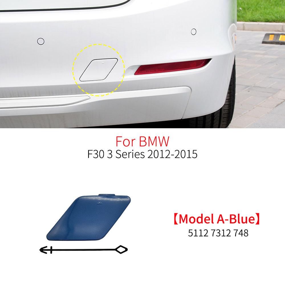 For BMW F30 Car Rear Bumper Tow Hook Cover Cap Black White For BMW 3 Series 318 320 323 330 335 51127312748 51127384417