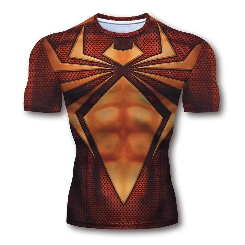 

2024 Мужская новая обтягивающая летняя футболка с коротким рукавом, летняя высококачественная ткань с 3D принтом и коротким рукавом XXXXXL