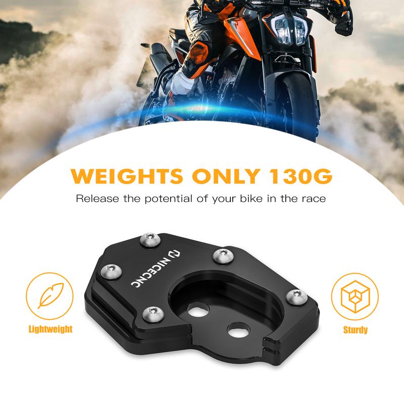 Footstand Enlarger Kickstand Pad For KTM 690 Enduro R SMC R 790 890 Adventure R/Rally 1290 ADV R Husqvarna 701 Enduro Norden 901