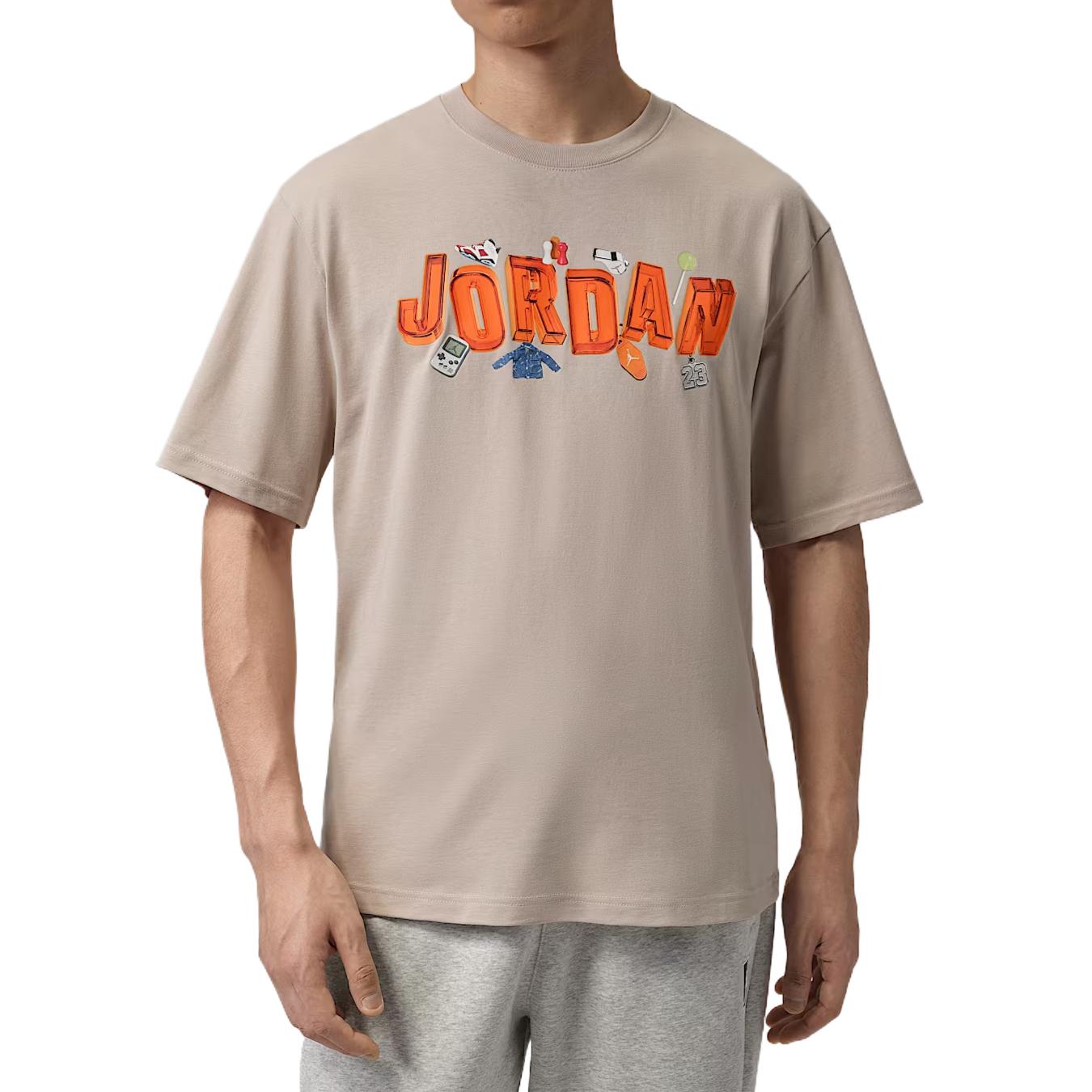 Jordan Daily Comfortable Knitted Cotton T-Shirt Men tops IR6306-236 M