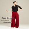 OEING Women's Loose Flowy Wide-Leg Dance Pants