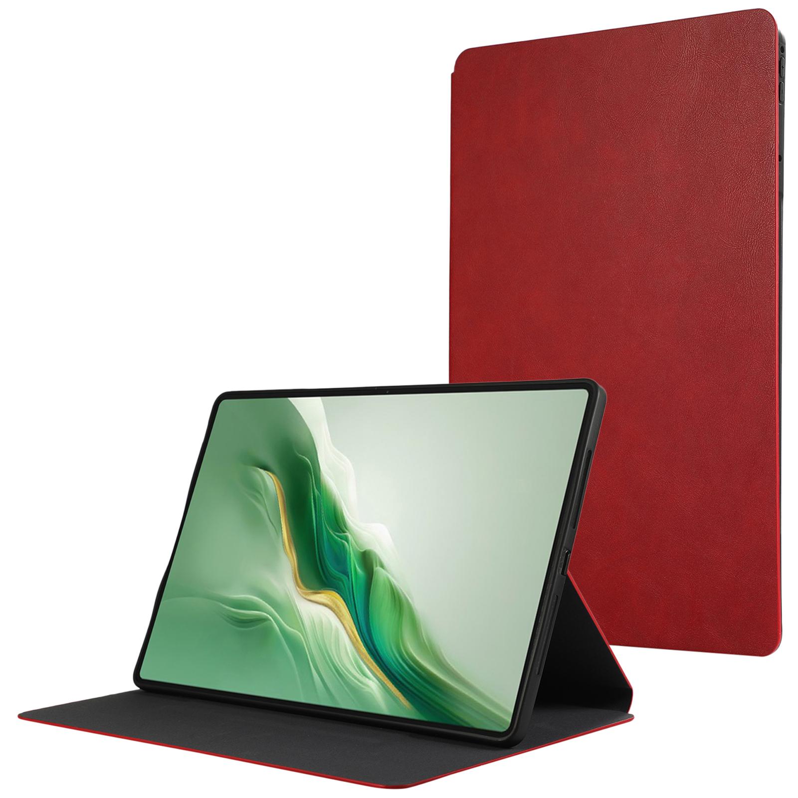 Для Honor MagicPad 2 12.3 Защитный чехол Противоударный чехол-подставка из ПУ кожи для планшета Red