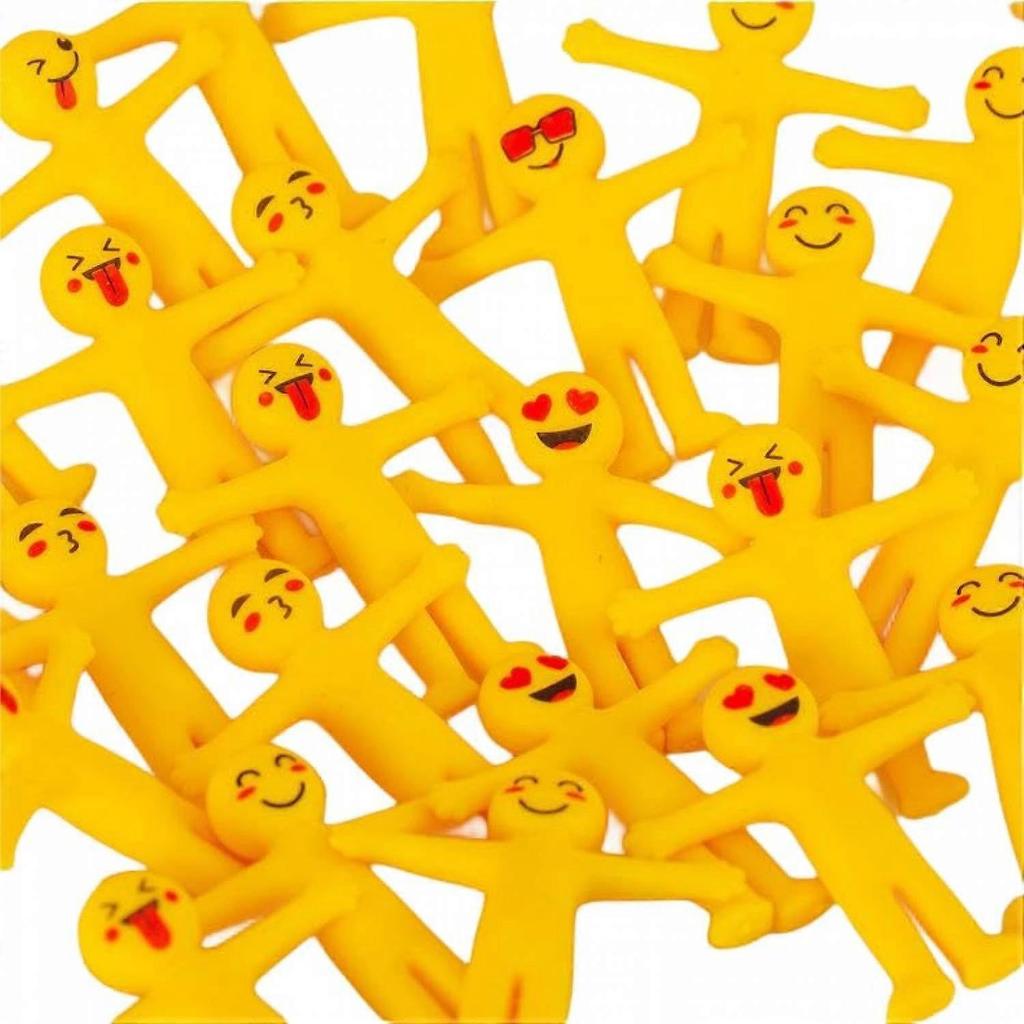 20 Pcs Stretchy Bendable Man, Stress Relief and Anti-Anxiety Squeeze Sensory for Kids Adults Sensory Motor AidsRandom 2024 New