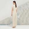 JESSIE Acetate Gathered Short Sleeve Top