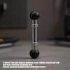 Adjustable Double Ball Head Tablets Stand for Flexible Viewing Angled Stainless Steel Construction NonSlip Design