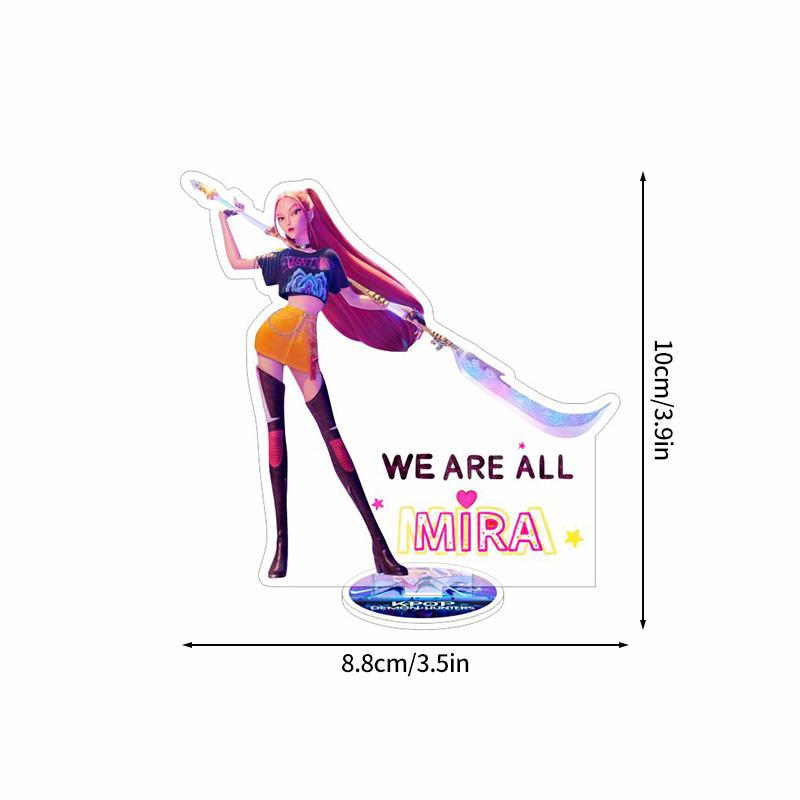 K-Pop D-Demon H-Huntrix Display Stand Up Anime Kpop Party Decoration Monster Po Card Acrylic Desktop Standing Ornaments