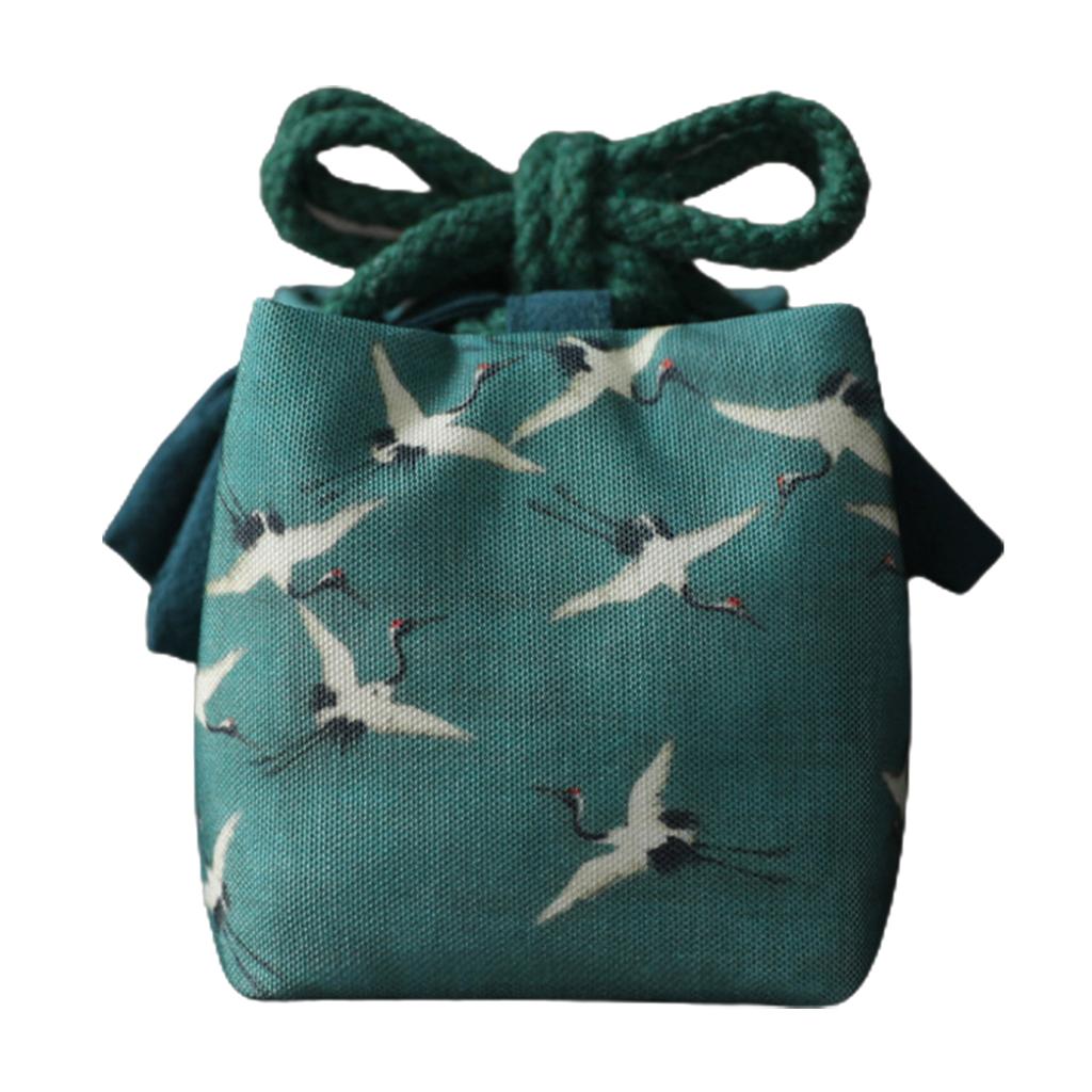 Teacup Storage Bag Travel Tea Cup Pouch Teaware Bag Water Cup Holder Bag 10x10cm