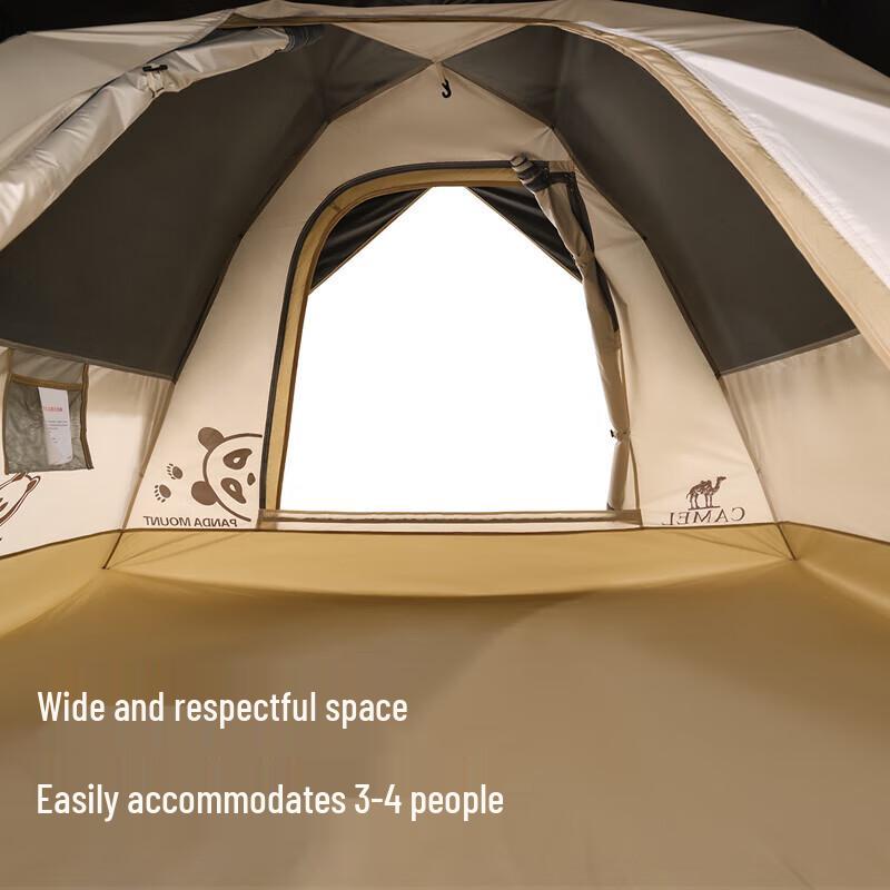CAMEL Panda Collaboration Outdoor Pop-Up Camping Tent