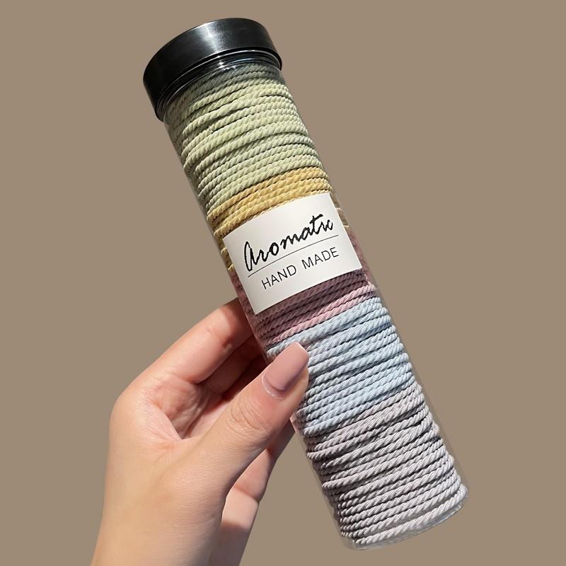 

Bucket of 100 Basic Seamless Hair Extensions, Threaded Non-slip Hair Ties, High Ponytail Hair Ties That Do Not Hurt Your Hair, Rubber Bands 100PCS