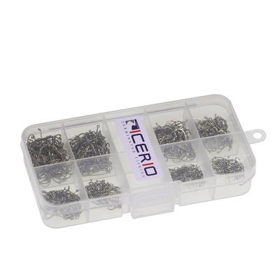 800Pcs High Carbon Steel Barb Barbless Fly Tying Hook For Dry Wet  Nymph Jig Nymph Streamer Caddis Fly Trout Fishing Lures