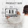 Putuo Decor Restroom Retro Tin Sign Vintage Bathroom Plaque Metal Plates Wall Art Posters Decoration for Toilet Iron Paintings