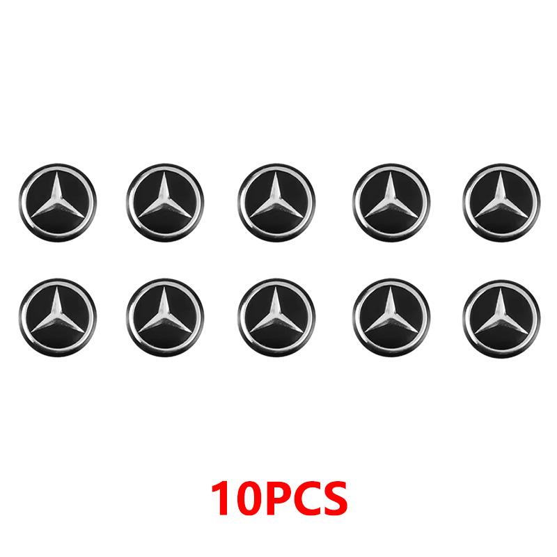 Car Key Shell Sticker Car Key Remote Fob Decal For Mercedes Benz AMG A C E S Class W203 W220 W206 W205 W211 C260 Car Accessories OQ1