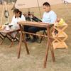 Outdoor Camping Spices Rack Save Space Portable Folding Seasoning Holder Detachable Simple Balcony Flower Stand Barbecue Shelf