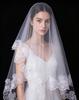 Long White Wedding Veil Elegant Floral Lace Edge Bridal Veils White Wedding Veil Bridal Hair Accessory for Bride Wedding Party