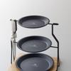 LALPHA TW-080S Assembled Plate Stand Set with Storage Case, Tableware Set for Plates, Dishware, Kitchen, Camping, and Outdoors