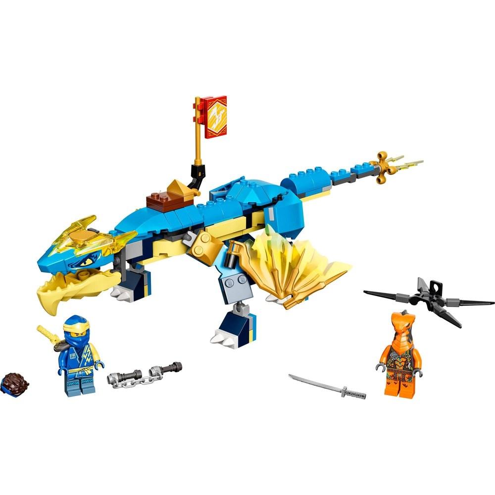LEGO Jay's Thunder Dragon EVO 71760 Toy Block Gift Dragon Ninja for Boys Aged 6 and Up