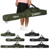 Lixada 3-Layer Portable Folding Fishing Rod Bag 90cm/120cm/150cm Fishing Tackle Case Multifunctional Fishing Rod Bags Case