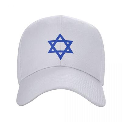 Punk Unisex Star Of David Israel Flag Baseball Cap Erwachsene Israeli Pride Verstellbare Papa Hut Frauen Unisex Hip Hop Snapback Caps