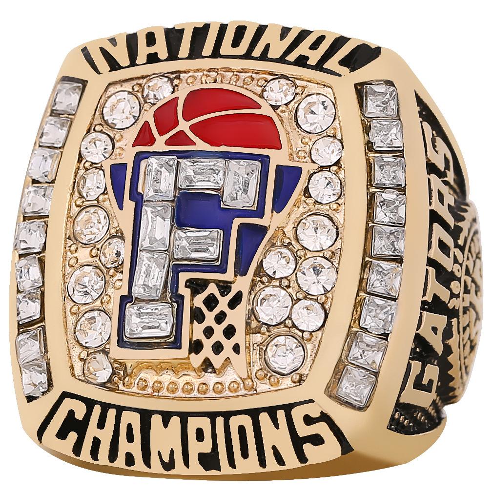 2007 University of Florida Gators Championship Ring NCAA Basketball Fan Collection Replica Commemorative Ring