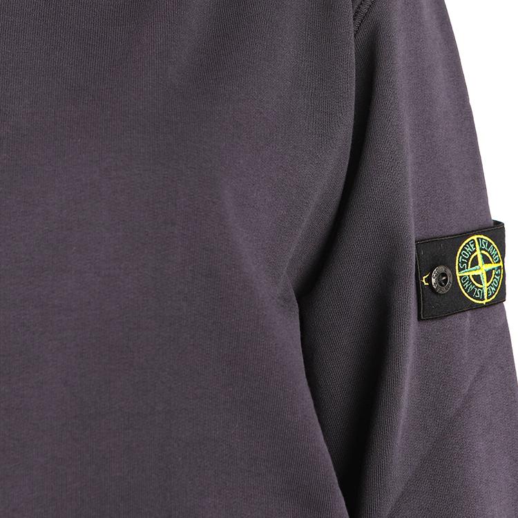 Stone Island Hoodie Ss23 Logo Patch Solid Color Pullover Hooded Kids hoodies Purple 781661640-V0026