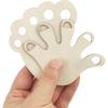 30 Pack 4 Inch Wooden Baby Foot & Hand Ornaments DIY Craft Project
