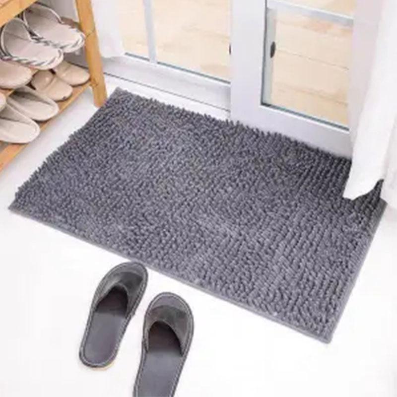 Floor Mat Bathroom Non-Slip Absorbent Door Mat Chenille Baby Play Mat Bedroom Stair Mat Foot Carpet