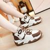 Autumn new dad shoes ins tide lace-up platform student sports and leisure shoes increase height Z