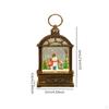 Christmas Snow Globe Lantern Lamp Handmade Home Decoration Music Box for Table Centerpiece