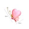 Fashionable Gem Love Butterfly Brooch, Anti-exposure Pin for Women, Metal Button To Fix Clothes, Wedding Party Gift