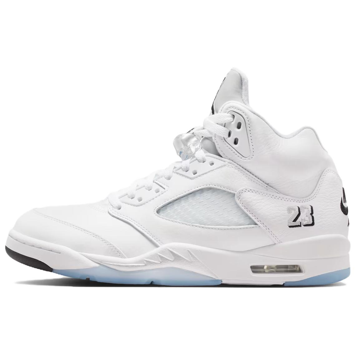 Air Jordan 5 Retro White Metallic