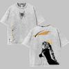 Re Zero Shaula Clothing Men Women Short Sleeve Tshirts Washed Cotton Tee Vintage Oversized T-shirt Casual Anime Streetwear
