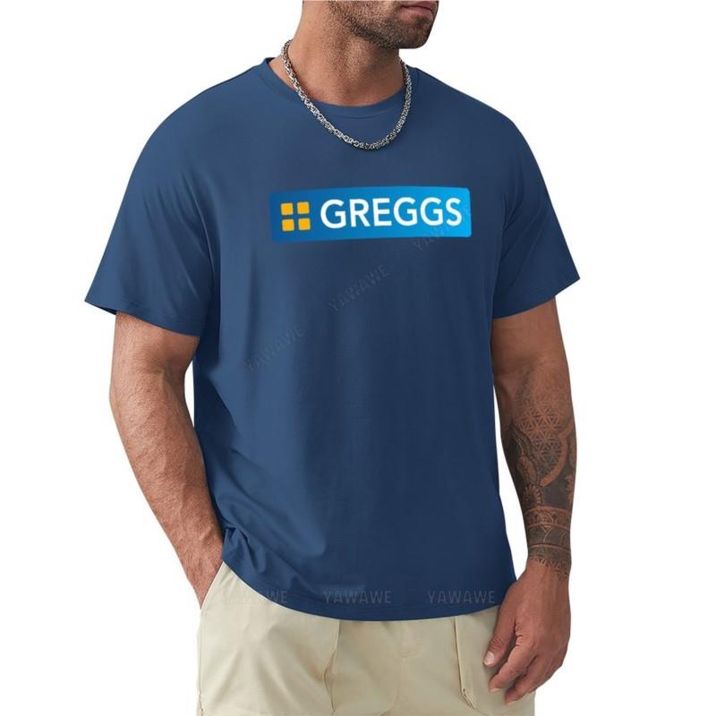 man black tshirts summer t-shirt Greggs Logo T-Shirt t shirt man cat shirts vintage t shirt mens white t shirts