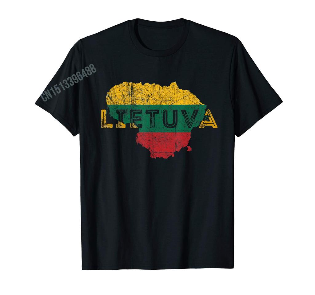 ZX Mehr Design Litauen Litauische Flagge Lietuva T-Shirt Für Männer Frauen T-Shirt Oberteile Baumwolle T-Shirts