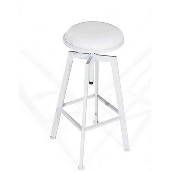 American Solid Wood & Iron Bar Stool, Coffee Shop Chair, Adjustable Counter & Bar Seating, Free Shipping