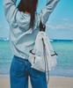 Afterhours Drawstring Light Mesh Backpack (White)