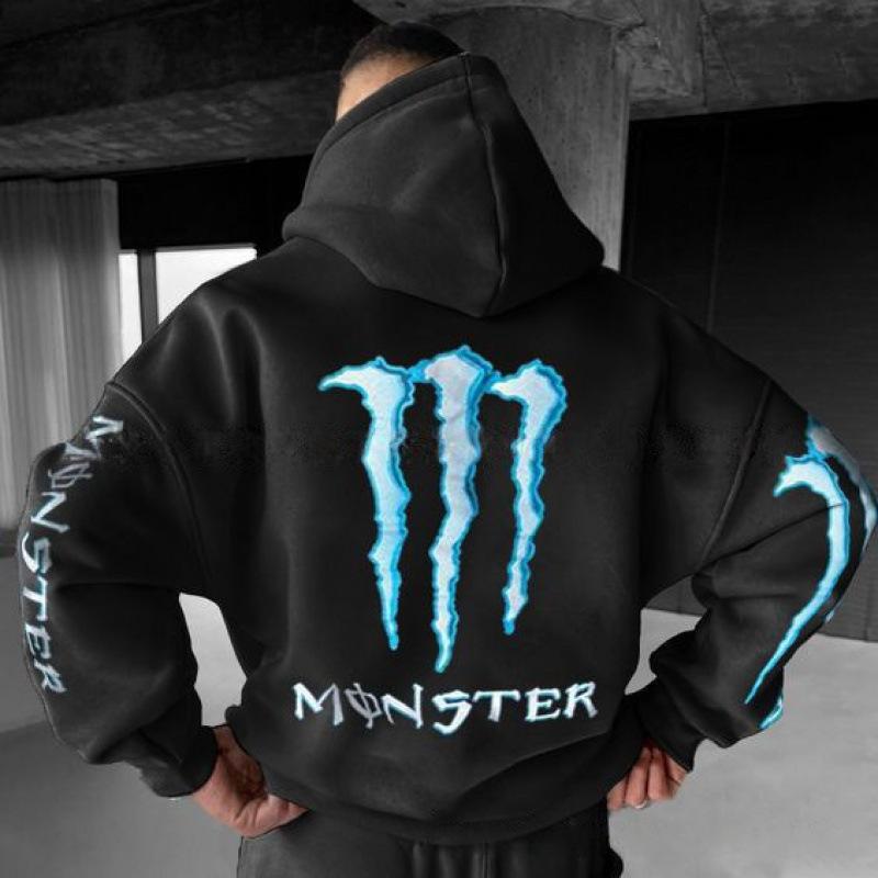 Streetwear hip-hop vīriešu Y2K Monster Energy