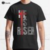 He Is Risen Jesus Easter Christian Bible Classic Tshirt Fallshirts Unisex Custom Gift Xs5xl All Seasonsbreathable Cotton