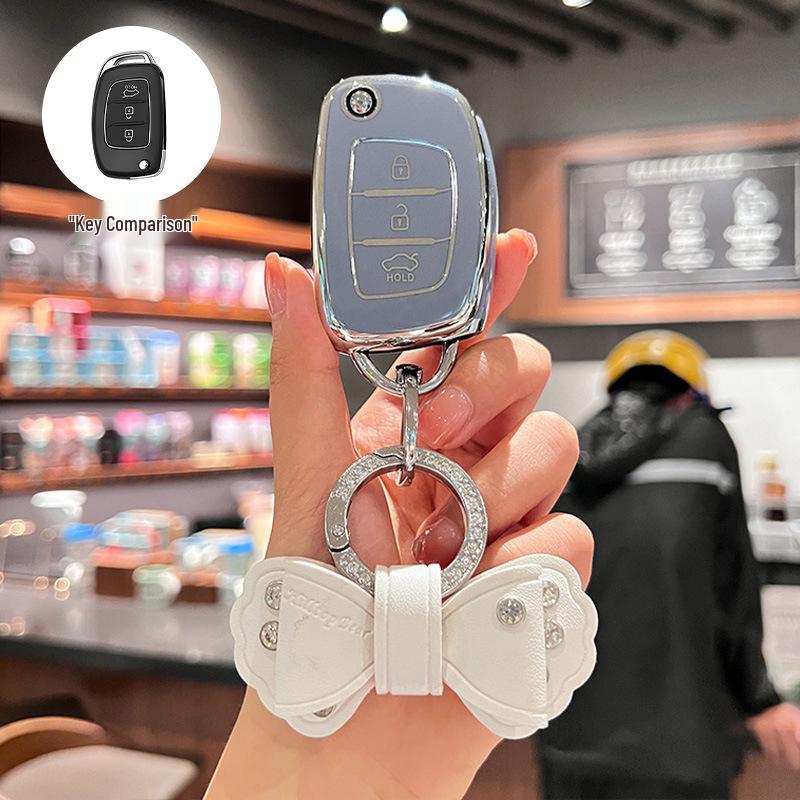 Hyundai Schlüsselhülle für ix35, Langdong, Lingdong, Mingtu, Elantra, ix25, Reina, Santa Fe, Fiesta