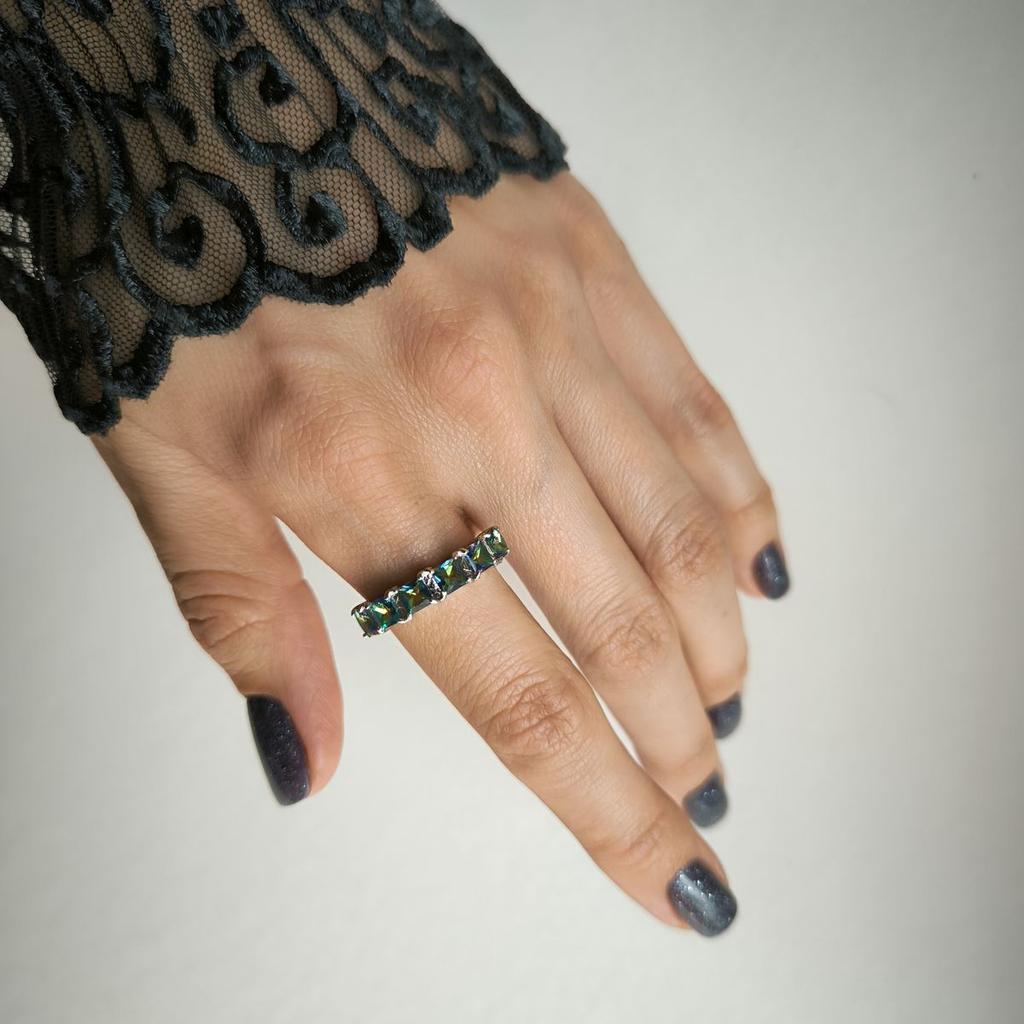 Silberring mit Mystic Topas 1,517ct, Gewicht des Produkts 3,31 g (2182511)