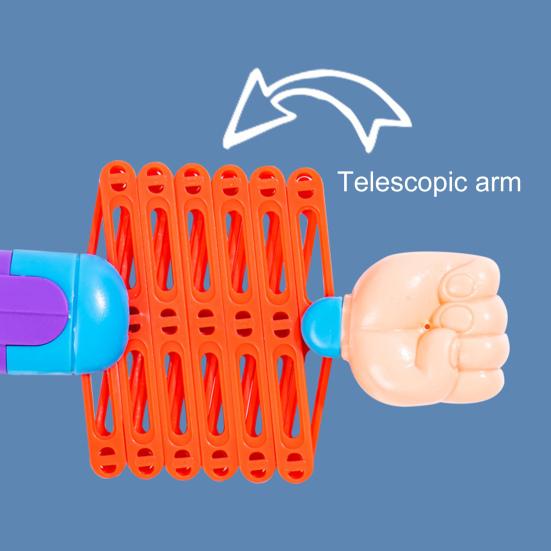 1 Set Retractable Fist Toy Prank Fists Shooter Grabber Robot Arm Kids Games