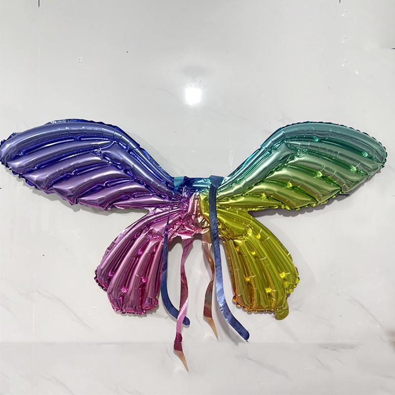 Colorful Children's Angel Wings Inflatable Butterfly Balloons for Night Market and Street Stall Decoration