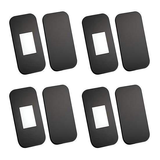 2/4/6/8Pcs Stainless Steel Magnetic Door Catch, Ultra Thin Cabinet Door Magnet, Adhesive Magnetic Latch for Kitchen Bathroom Closet Cupboard Drawer